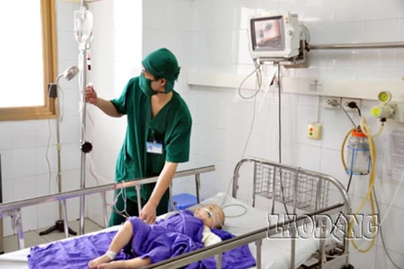 Một bé trai 28 tháng tuổi bị gấu cắn đứt lìa cánh tay ảnh 1 Cháu Vương trong bệnh viện
