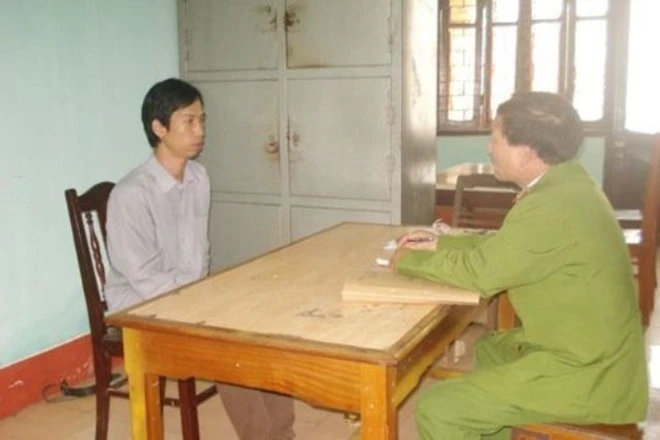 Trần Văn Ninh tại cơ quan điều tra. Trần Văn Ninh tại cơ quan điều tra.