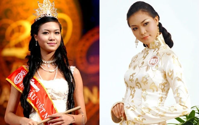 Trần Thị Thuỳ Dung vào thời điểm đăng quang Hoa hậu Việt Nam 2008 sở hữu chiều cao 1m78 cùng số đo 3 vòng 86 - 61,5 - 91 và một làn da nâu sáng của con gái miền biển. Nhập mô tả cho ảnh