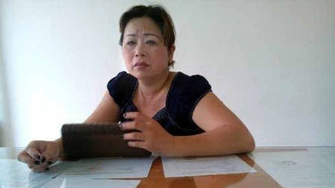 Bà Nguyệt và con dao gây án. Nhập mô tả cho ảnh