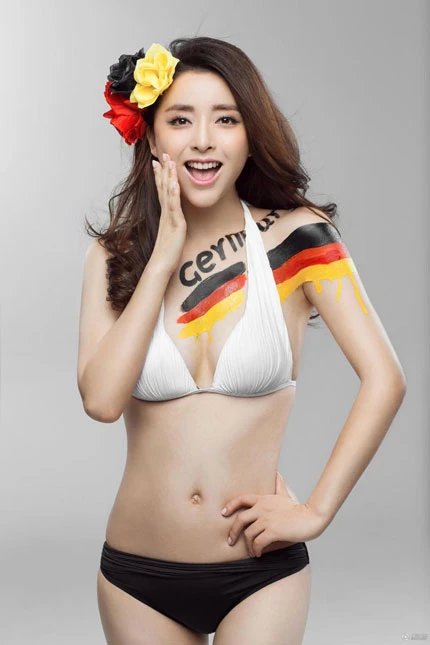 Người đẹp châu Á diện bikini mừng World Cup ảnh 1 Vy Vy