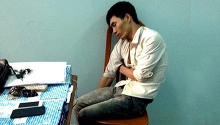 Nguyễn Văn Út tại cơ quan điều tra. Nguyễn Văn Út tại cơ quan điều tra.