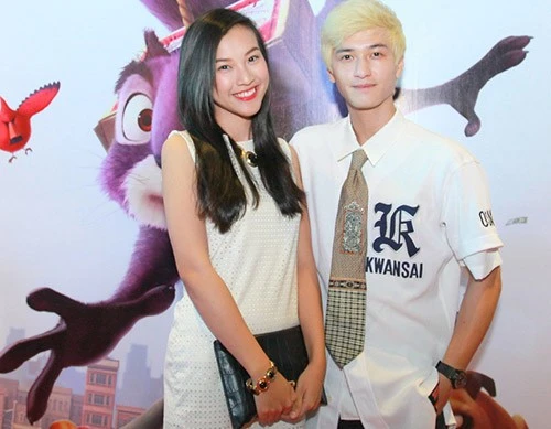 Trước Hoàng Oanh, Huỳnh Anh và Kỳ Hân từng có mối tình đẹp 2 năm. Cặp đôi chia tay khiến nhiều người tiếc nuổi. Bản thân nam diễn viên Hà thành cũng chia sẻ mình là mẫu đàn ông chung thủy, không dễ bị sắc đẹp đánh gục, tuy nhiên, chỉ sau khi chia tay bạn gái cũ không bao lâu, anh nhanh chóng có tình mới. Nhập mô tả cho ảnh