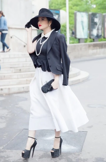 Hình ảnh Lý Nhã Kỳ khi tham gia show thời trang cuối cùng tại Pháp. IMG-9414-7303-1405409990.jpg