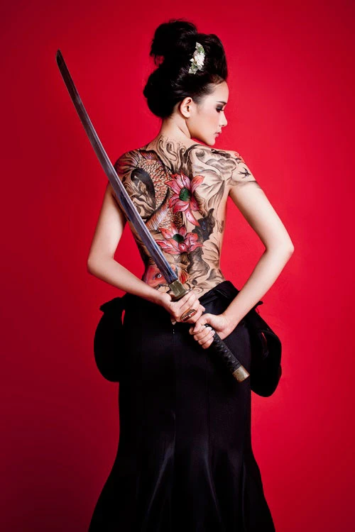 Sững sờ người đẹp Việt khoe thân với body painting ảnh 7 Sững sờ người đẹp Việt khoe thân với body painting ảnh 7
