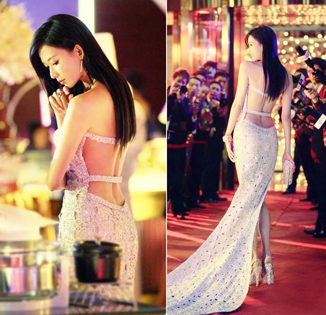 1. Tấm lưng trần gợi cảm: Đây chính là thứ thường được người đẹp tận dụng trong những quảng cáo thời trang, bất động sản, xe hơi... để thu hút ánh nhìn của người xem. 10 điểm hốt bạc trên cơ thể Lâm Chí Linh