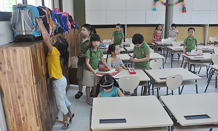 ba lô, học sinh, tiểu học, Marie Curie, bất ngờ