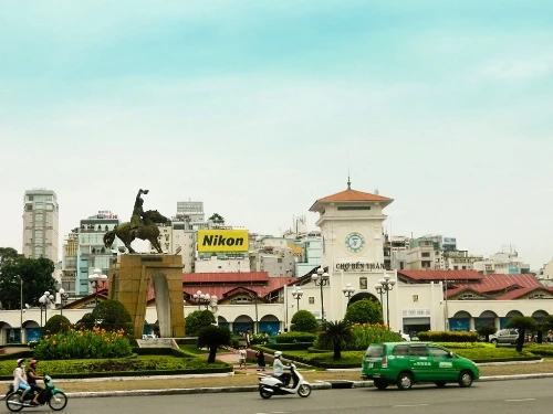 Chợ Bến Thành, một trong những biểu tượng của Sài Gòn. Ảnh:Văn Trãi. 1-6392-1410488245.jpg