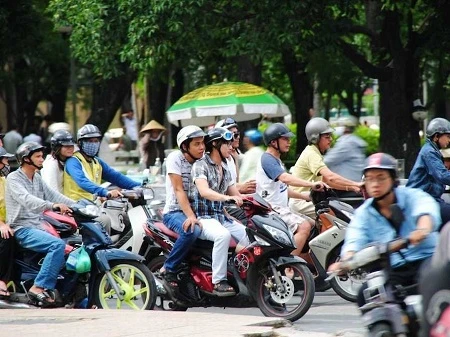 Hình ảnh Việt Nam đẹp bình dị qua ống kính du khách nước ngoài ảnh 3 <a href='https://plo.vn/do-thi/giao-thong/' title='Giao thông'>Giao thông</a> ở TPHCM.