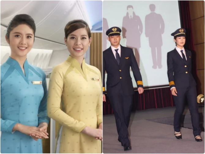 Cùng ngắm 6 lần thay đổi đồng phục của tiếp viên Vietnam Airlines ảnh 8 Cùng ngắm 6 lần thay đổi đồng phục của tiếp viên Vietnam Airlines ảnh 8