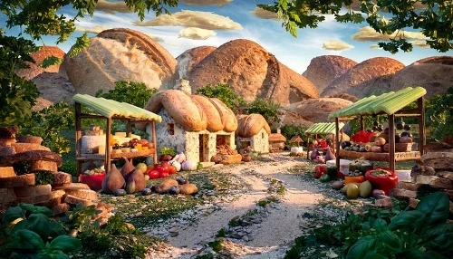 Ngôi làng thanh bình được tạo nên từ những ổ bánh mỳ. anh-1_1427097250.jpg