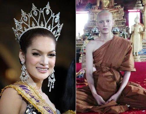 Vương Dự Lâm, Bích Liên, hoa hậu Thái Lan, xuống tóc, đi tu Vương Dự Lâm, Bích Liên, hoa hậu Thái Lan, xuống tóc, đi tu