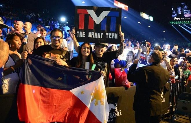 11.500 người đến xem Mayweather và Pacquiao kiểm tra cân nặng ảnh 6 image photo
