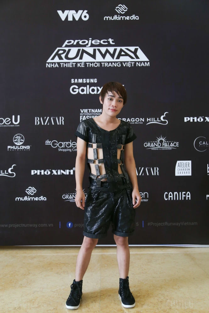 Một bộ trang phục mang phong cách “cá tính” của thí sinh -Hình ảnh lấy từ Fanpage của chương trình Project Runway Vietnam 2015