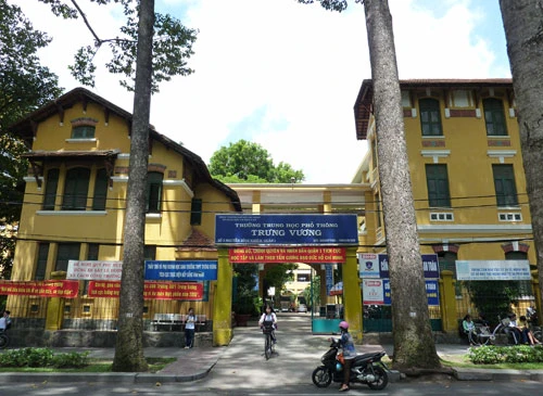 THPT Trưng Vương - ngôi trường cổ kính đầy thơ mộng ảnh 1 THPT Trưng Vương - ngôi trường cổ kính đầy thơ mộng ảnh 1