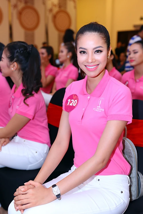 Ngắm hình ảnh Phạm Hương trước và sau đăng quang Hoa hậu Hoàn vũ ảnh 12