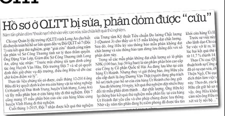 Bắt thêm một nghi can trong vụ cán bộ QLTT 'giải cứu' phân dỏm ảnh 1 Bắt thêm một nghi can trong vụ cán bộ QLTT 'giải cứu' phân dỏm ảnh 1