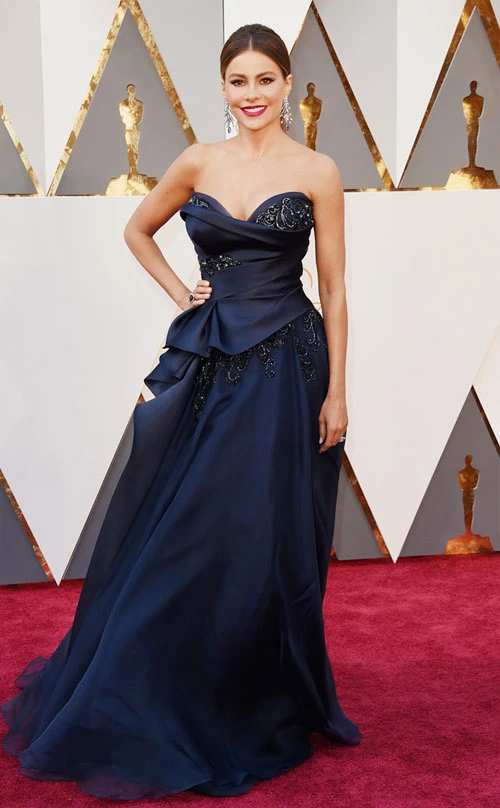 Diễn viên Sofia Vergara. minh-tinh-tai-tu-long-lay-tren-tham-do-oscar-11