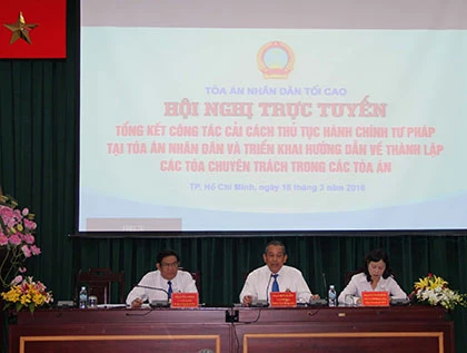 Triển khai tòa án điện tử vào năm 2020 ảnh 2 Triển khai tòa án điện tử vào năm 2020 ảnh 2