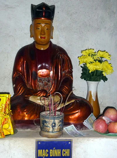 Tượng Trạng Nguyên Mạc Đĩnh Chi ở Chùa Dâu, Bắc Ninh. Ảnh:Wikipedia cau-be-xau-xi-thanh-luong-quoc-trang-nguyen