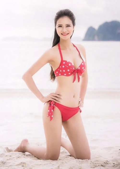 33 người đẹp Hoa hậu Việt Nam mặc bikini gợi cảm ảnh 17 Trần Thị Thủy