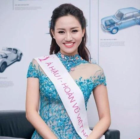 Ngô Trà My khi đăng quang Á hậu 1