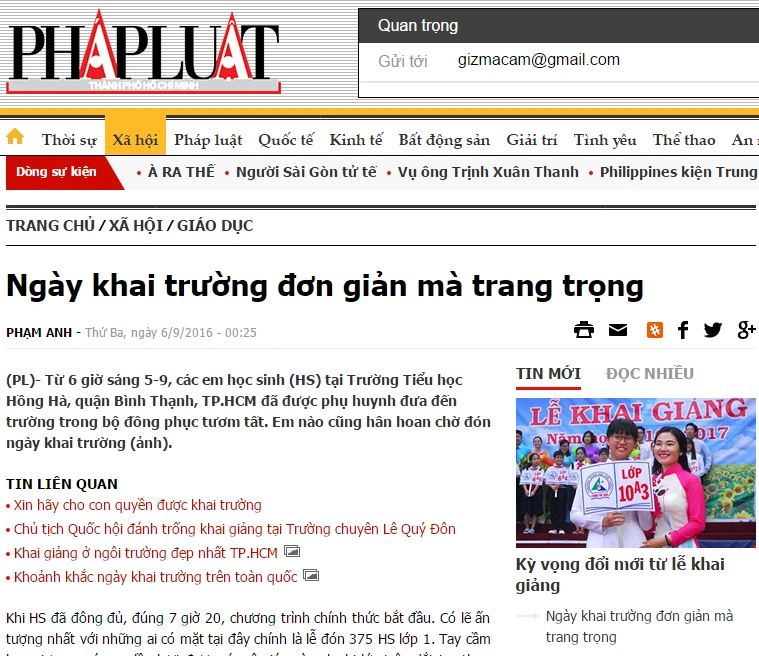 'Khai giảng' hay 'khai trường' ? ảnh 7 'Khai giảng' hay 'khai trường' ? ảnh 7