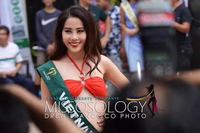 Nam Em, đại diện của Việt Nam tại cuộc thi Hoa hậu Trái đất 2016, sở hữu chiều cao 1,73 m, nặng 50 kg và số đo ba vòng là 85-60-90. Ảnh: DÂN TRÍ