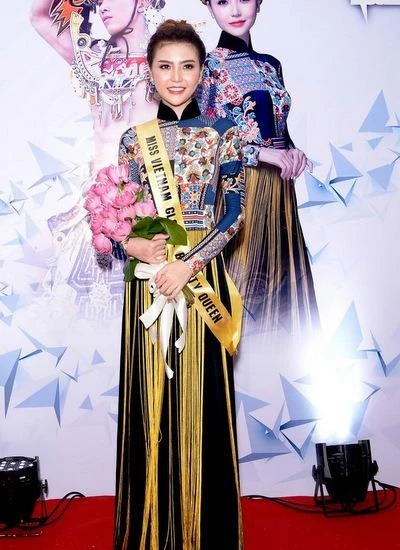 Ngọc Duyên 'Tân Nữ hoàng Sắc đẹp Toàn cầu 2016' là ai? ảnh 9 Nhưng cô sớm dừng chân ở vòng bán kết. Ảnh NGÔI SAO
