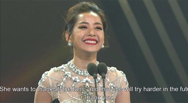 Cô gửi lời cảm ơn đến gia đình, bạn bè cùng người hâm mộ. Ảnh DÂN TRÍ