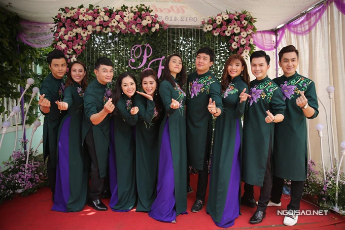 Trưa nay, họ sẽ ở lại Trà Vinh dự tiệc mừng tân lang, tân nương.