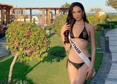 Ái Nhi khoe dáng bikini gợi cảm tại Hoa hậu Liên lục địa