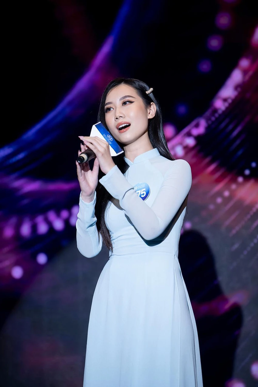 Nguyễn Vĩnh Hà Phương (SBD 175) với tiết mục hát opera Trước đó ở vòng thi phụ Người đẹp Thời trang, Bảo Ngọc Top 5 Người đẹp Tài năng Miss World Vietnam 2022. Mai Phương vào top 5 Người đẹp Tài năng Miss World Vietnam 2022 64 thí sinh Miss World Vietnam 2022 khoe dáng bikini nóng bỏng 13/04/2022 (PLO)- 64 thí sinh Miss World Vietnam 2022 (Hoa hậu Thế giới Việt Nam 2022) có dịp khoe dáng bikini nóng bỏng trước thềm Chung khảo Toàn quốc.