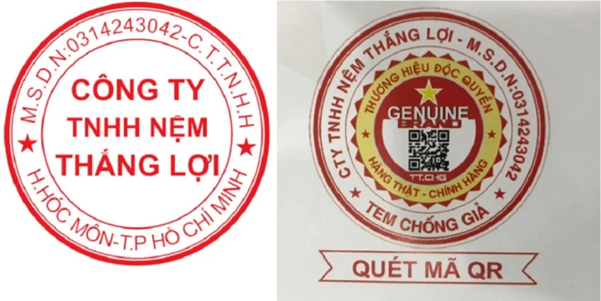 Cách phân biệt nệm Thắng Lợi chính hãng.jpg