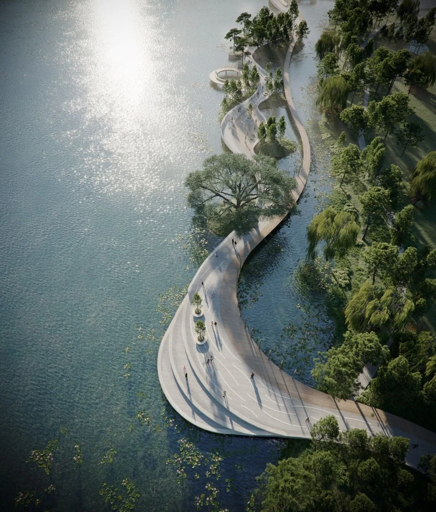 Ecovillage Saigon River cách nhà thờ Đức Bà 18km.jpg