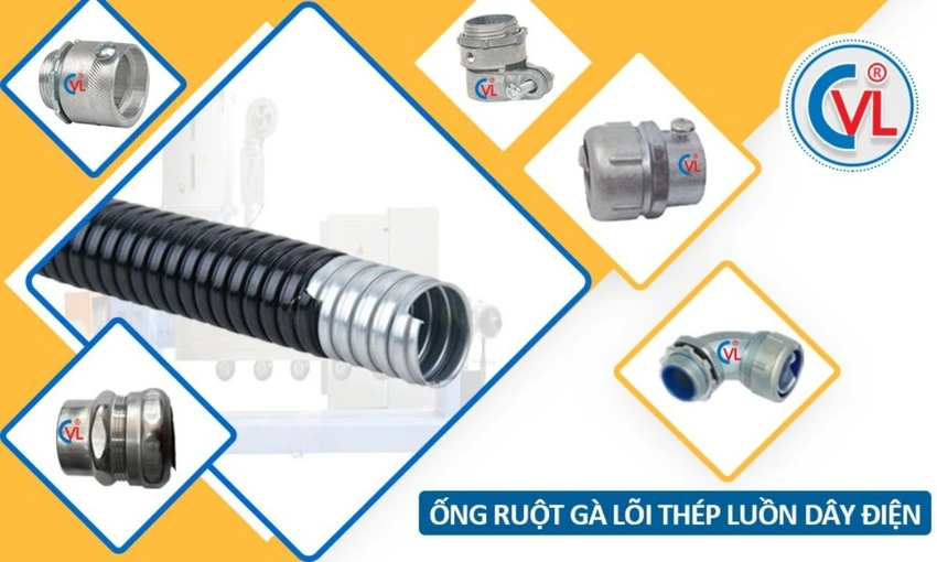 Ống ruột gà cháy chậm và không sinh khói độc của Cát Vạn Lợi.jpg