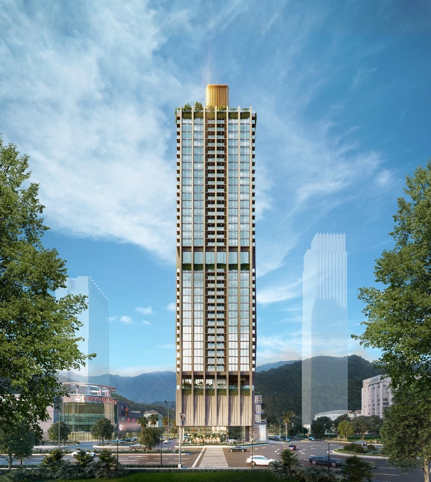 ICON40 – “Tâm tọa độ vàng” của Khu đô thị vịnh biển Halong Marina. Ảnh: BIM Land.jpg