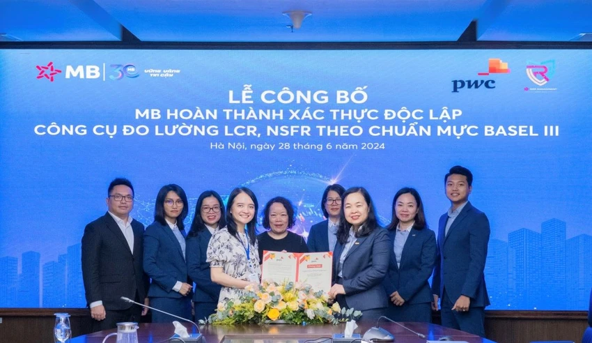 MB triển khai Basel III trong quản lý rủi ro thanh khoản.jpg