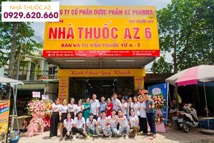 Nhà thuốc AZ và mô hình kinh doanh nhà thuốc online đầu tiên tại Hòa Bình.png