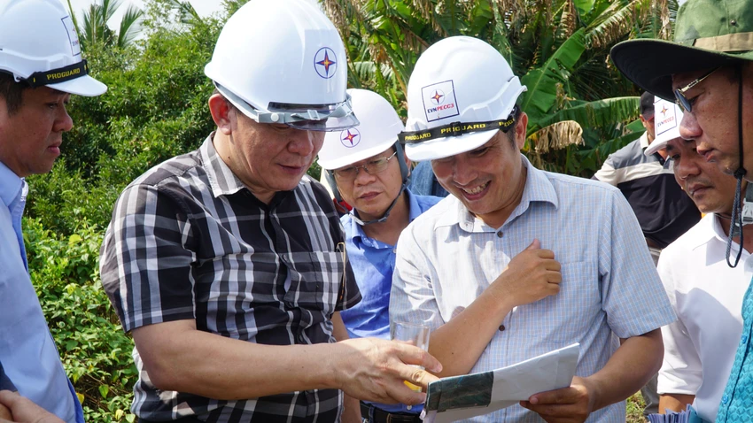 Đóng điện hàng loạt công trình lưới điện điện 110kV tại các tỉnh phía Nam.jpg