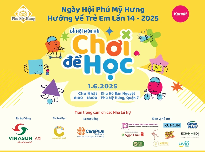 Vui chơi thả ga, nhận ngàn quà tặng tại ngày hội ‘Phú Mỹ Hưng - Hướng về trẻ em’.jpg