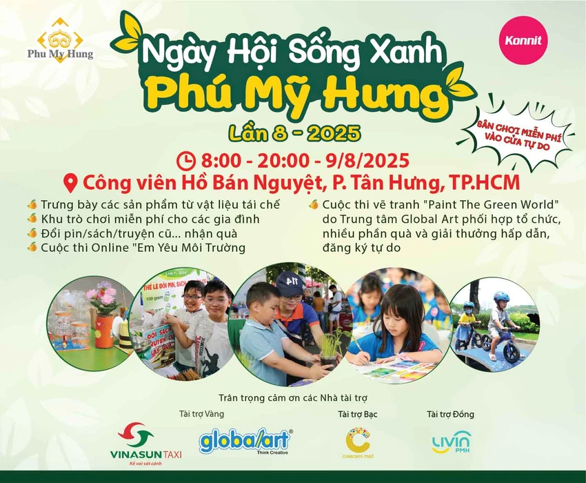 Ngày hội sống xanh Phú Mỹ Hưng lần 8: nhiều hoạt động vì môi trường.jpg