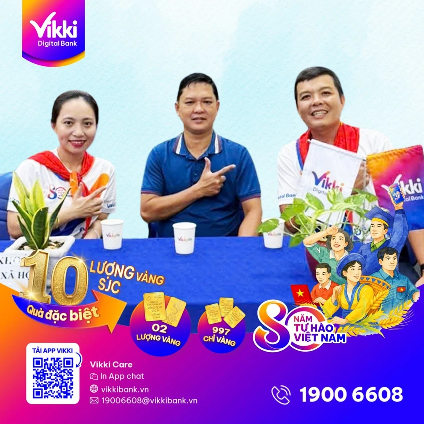 Vikki đã trao thưởng cho nhiều khách hàng ‘Mở tài khoản Vikki An sinh – Nhận quà mừng Quốc khánh’.jpg