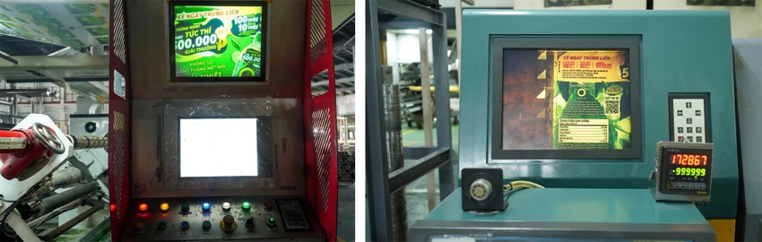 Hệ thống sản xuất và in mã vận hành tự động trên dây chuyền, nơi mỗi mã được tạo ra mà không có sự can thiệp của con người. khong-ai-biet-truoc-khong-ai-co-the-can-thiep-dieu-gi-dung-sau-hon-500-000-ma-trung-thuong-mua-he-nay.jpg