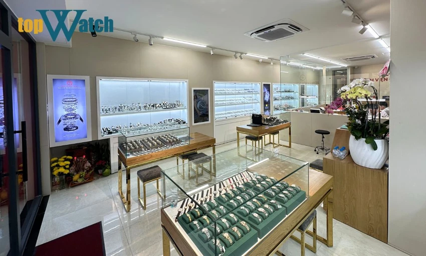Khu vực mua sắm và chọn lựa được thiết kế rộng rãi, thoải mái.