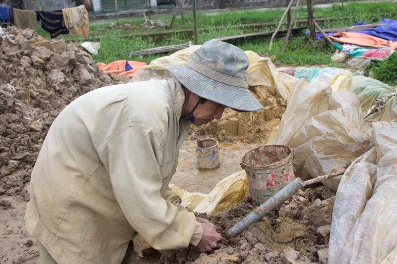 Làng nặn tượng ông Công ông Táo duy nhất ở Huế ảnh 2 Làng nặn tượng ông Công ông Táo duy nhất ở Huế ảnh 2