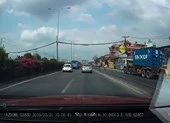 Suýt mất mạng vì ngã người qua con lươn trên quốc lộ