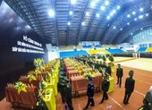 Hình ảnh Lễ viếng 22 liệt sĩ đoàn Kinh tế - Quốc phòng 337