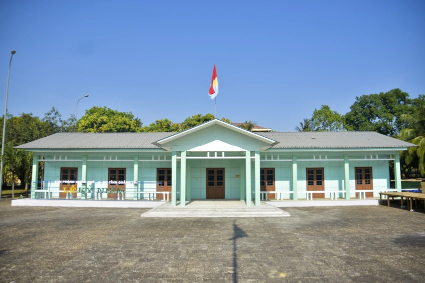 Khu di tích trụ sở Chính phủ Cách mạng lâm thời Cộng hòa miền Nam Việt Nam tại huyện Cam Lộ, tỉnh Quảng Trị. Ảnh: NGUYỄN DO Khu di tích trụ sở Chính phủ Cách mạng lâm thời Cộng hòa miền Nam Việt Nam tại huyện Cam Lộ, tỉnh Quảng Trị. Ảnh: NGUYỄN DO