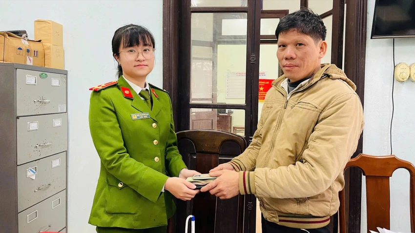 5 triệu đồng nhặt được